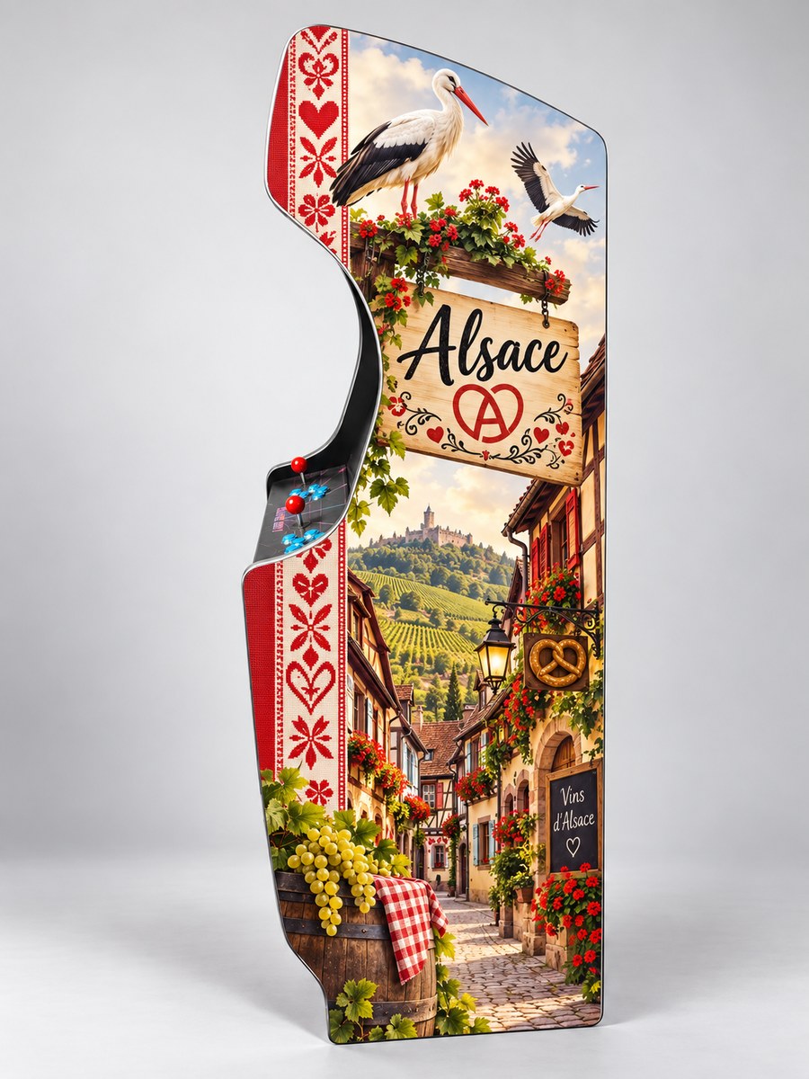 Borne Alsace, vue de côté